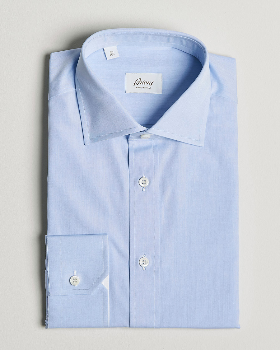 Homme | Chemises | Brioni | Slim Fit Dress Shirt Light Blue