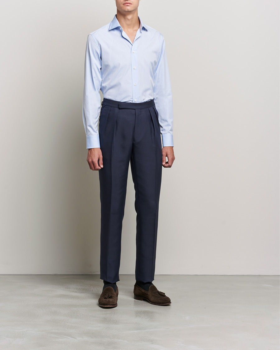 Homme | Chemises | Brioni | Slim Fit Dress Shirt Light Blue