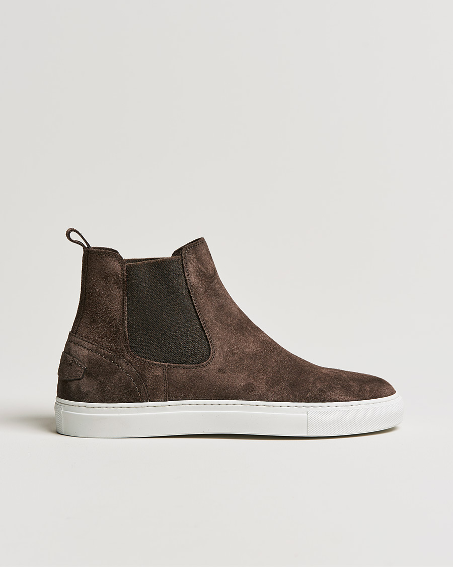 Homme | Brioni Classic Sneakers Dark Brown Suede | Brioni | Classic Sneakers Dark Brown Suede