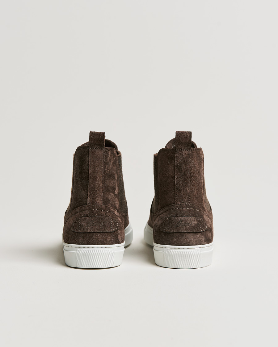 Homme | Brioni Classic Sneakers Dark Brown Suede | Brioni | Classic Sneakers Dark Brown Suede