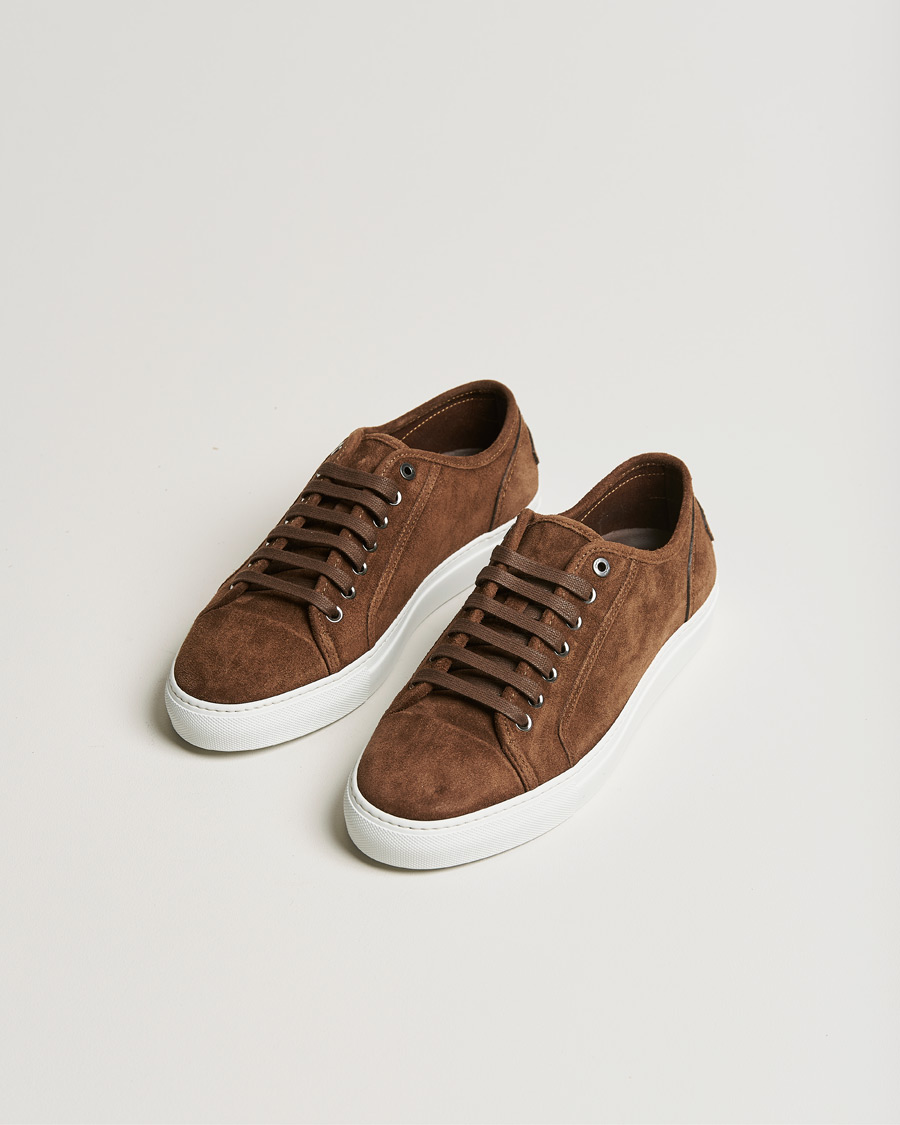 Homme | Brioni Casetta Suede Sneakers Brown | Brioni | Casetta Suede Sneakers Brown