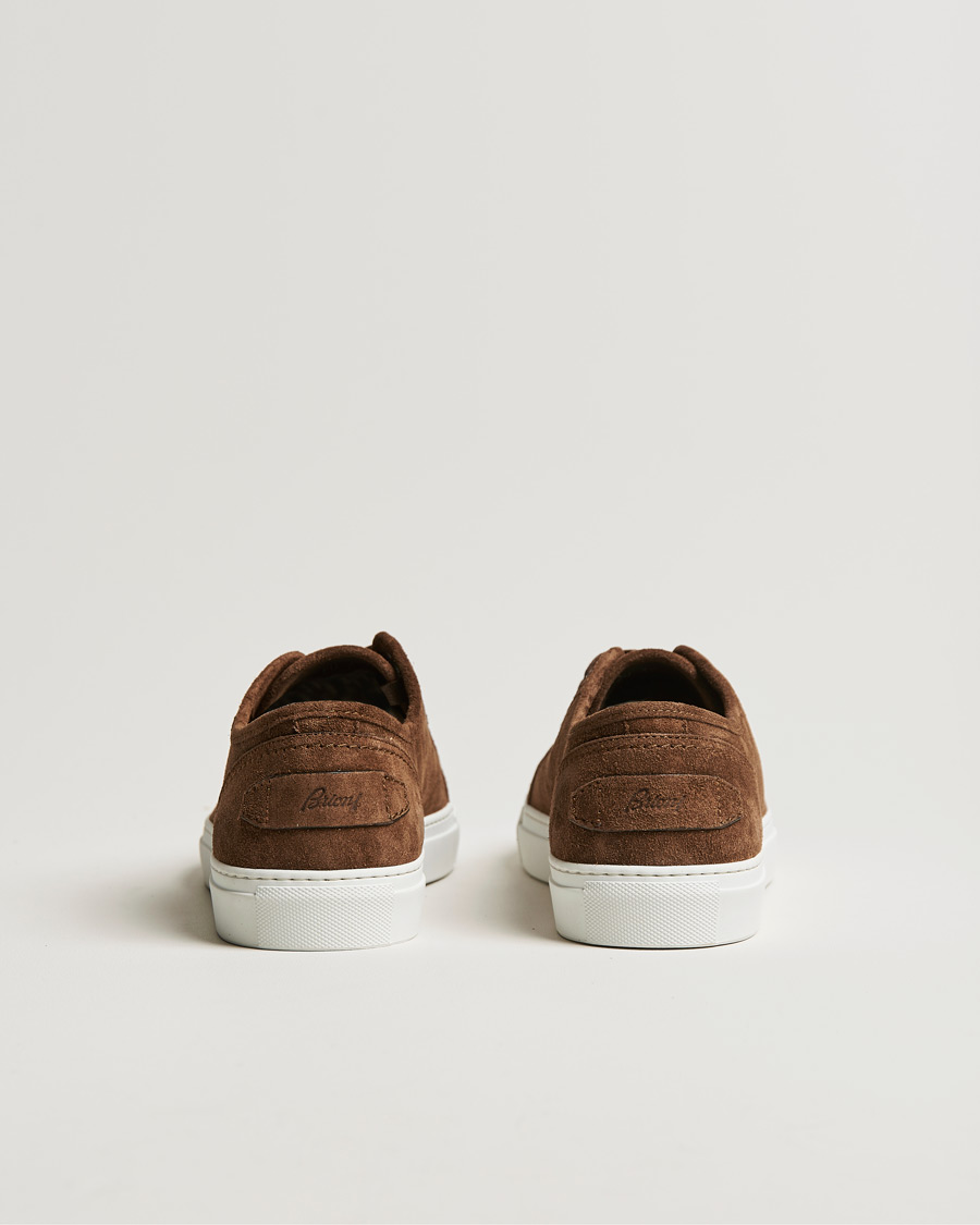 Homme | Brioni Casetta Suede Sneakers Brown | Brioni | Casetta Suede Sneakers Brown