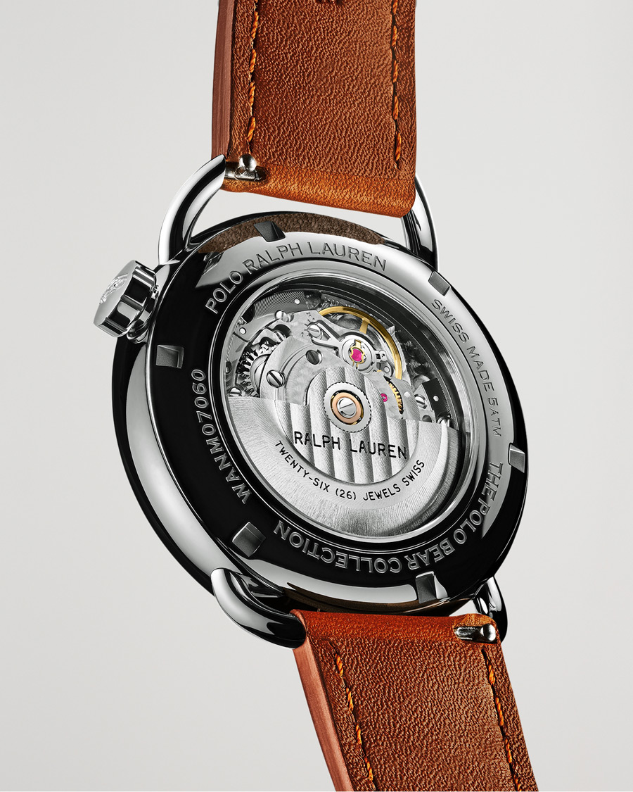 Homme | Polo Ralph Lauren 42mm Automatic Flag Bear White Dial | Polo Ralph Lauren | 42mm Automatic Flag Bear White Dial