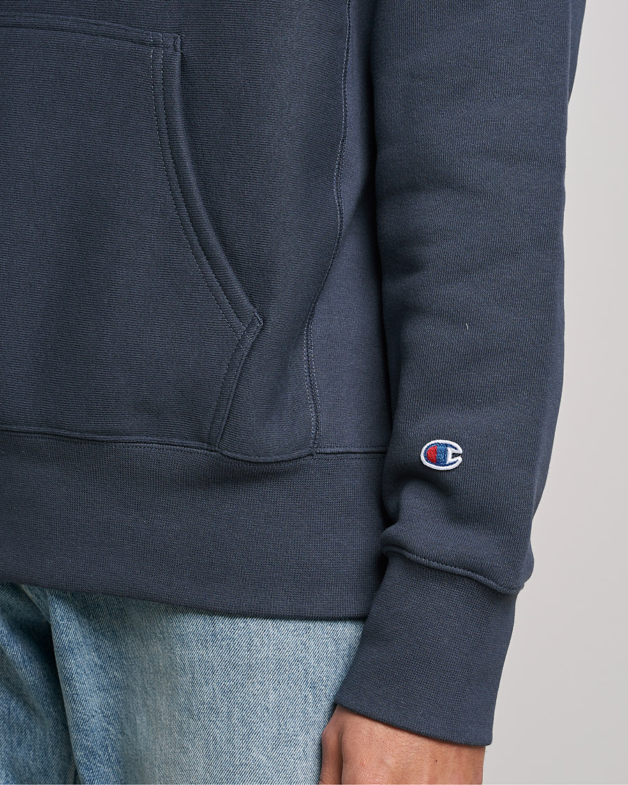Homme | Pulls Et Tricots | Champion | Reverse Weave Soft Fleece Hood Navy