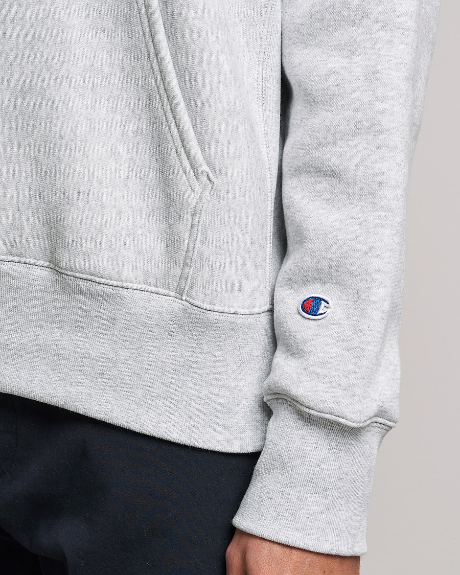 Homme | Pulls Et Tricots | Champion | Reverse Weave Soft Fleece Hood Grey Melange