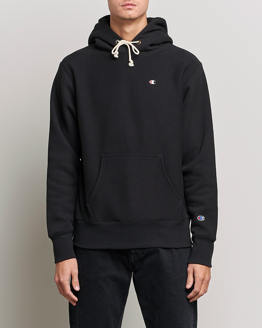 Homme | Pulls Et Tricots | Champion | Reverse Weave Soft Fleece Hood Black