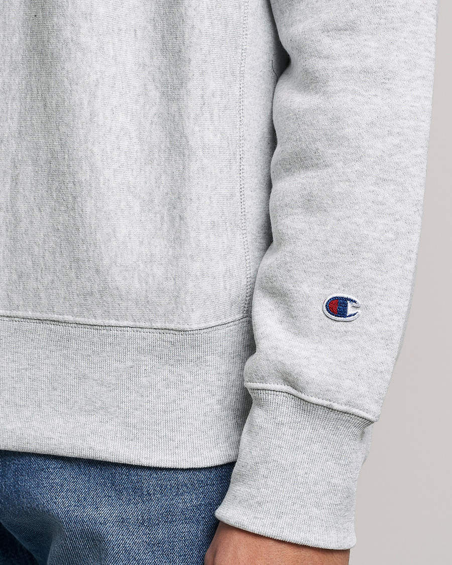 Homme | Pulls Et Tricots | Champion | Reverse Weave Soft Fleece Sweatshirt Grey Melange