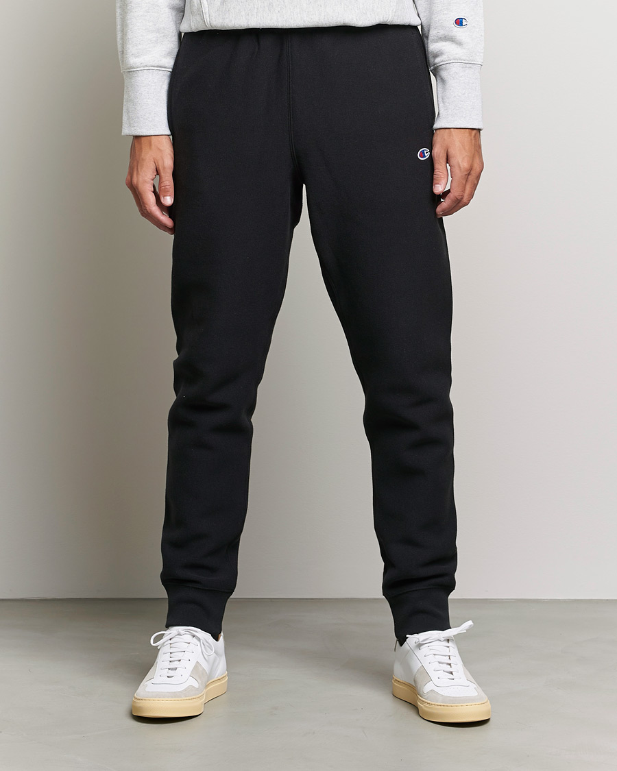 Homme | Pantalons | Champion | Reverse Weave Soft Fleece Sweatpants Black