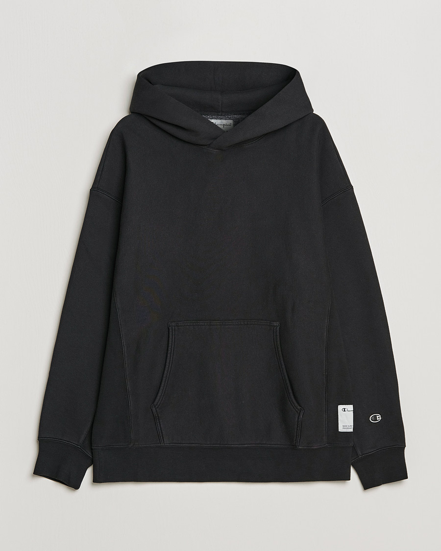 Homme | Pulls Et Tricots | Champion | Heritage Garment Dyed Hood Black