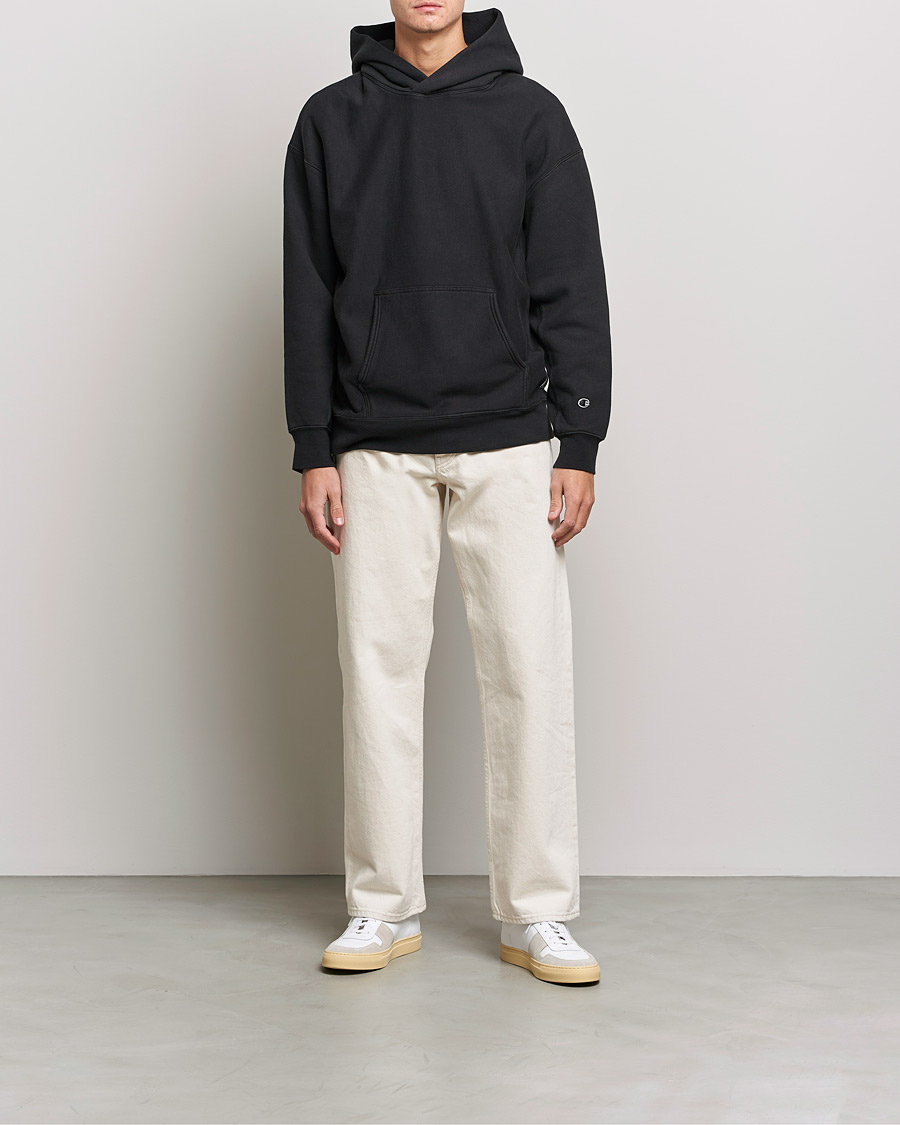 Homme | Pulls Et Tricots | Champion | Heritage Garment Dyed Hood Black