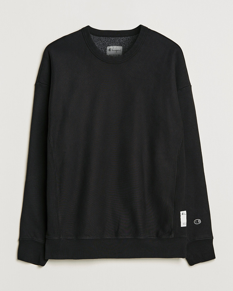 Homme | Pulls Et Tricots | Champion | Heritage Garment Dyed Sweatshirt Black