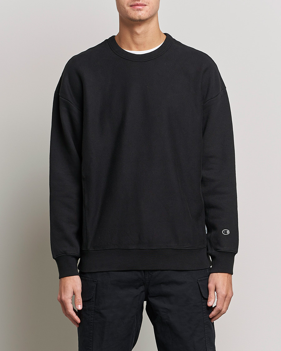 Homme | Pulls Et Tricots | Champion | Heritage Garment Dyed Sweatshirt Black