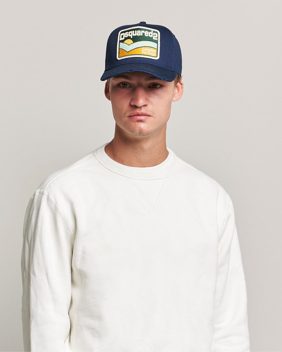 Homme | Dsquared2 Canadian Heritage Baseball Cap Navy | Dsquared2 | Canadian Heritage Baseball Cap Navy