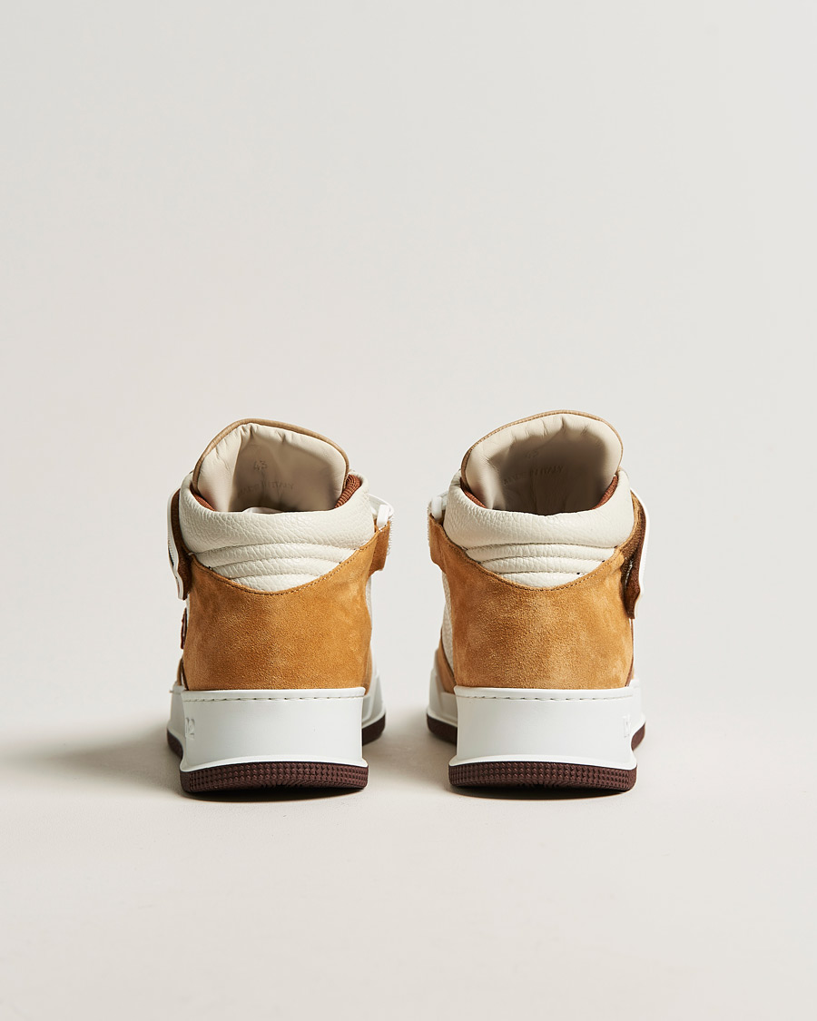 Homme | Dsquared2 Canadian High Tops White/Camel | Dsquared2 | Canadian High Tops White/Camel