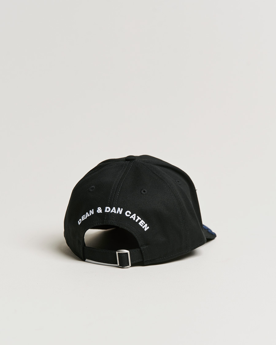 Homme | Dsquared2 Flames Baseball Cap Black | Dsquared2 | Flames Baseball Cap Black