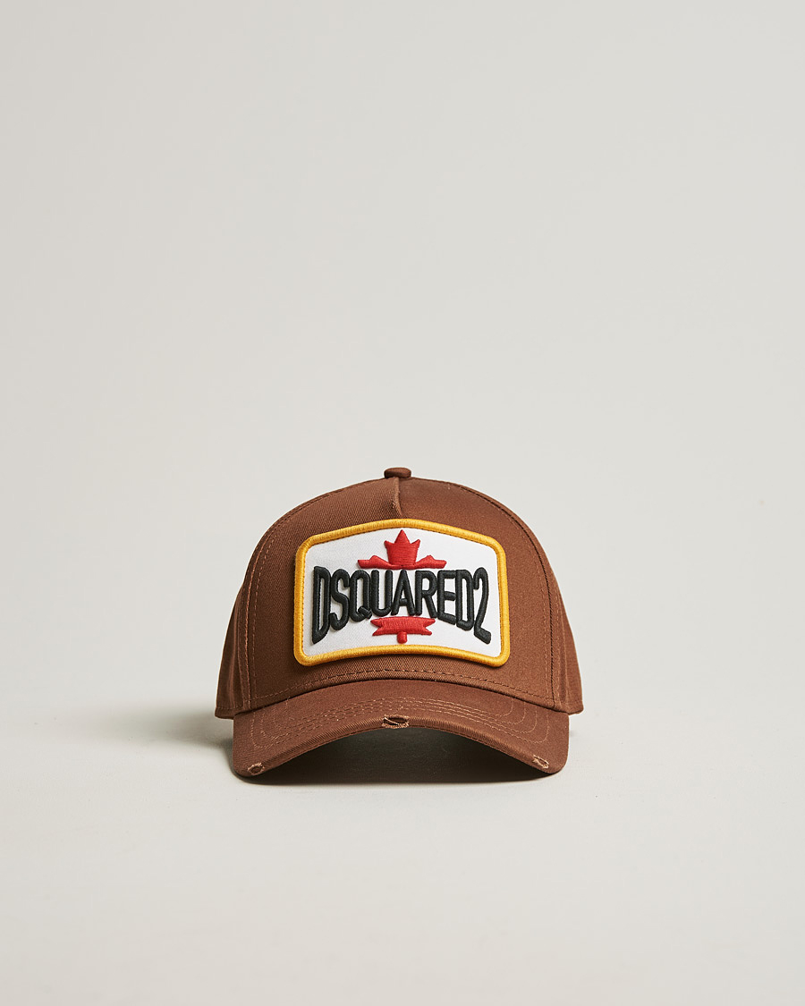 Homme | Dsquared2 D2 Patch Baseball Cap Hazel | Dsquared2 | D2 Patch Baseball Cap Hazel