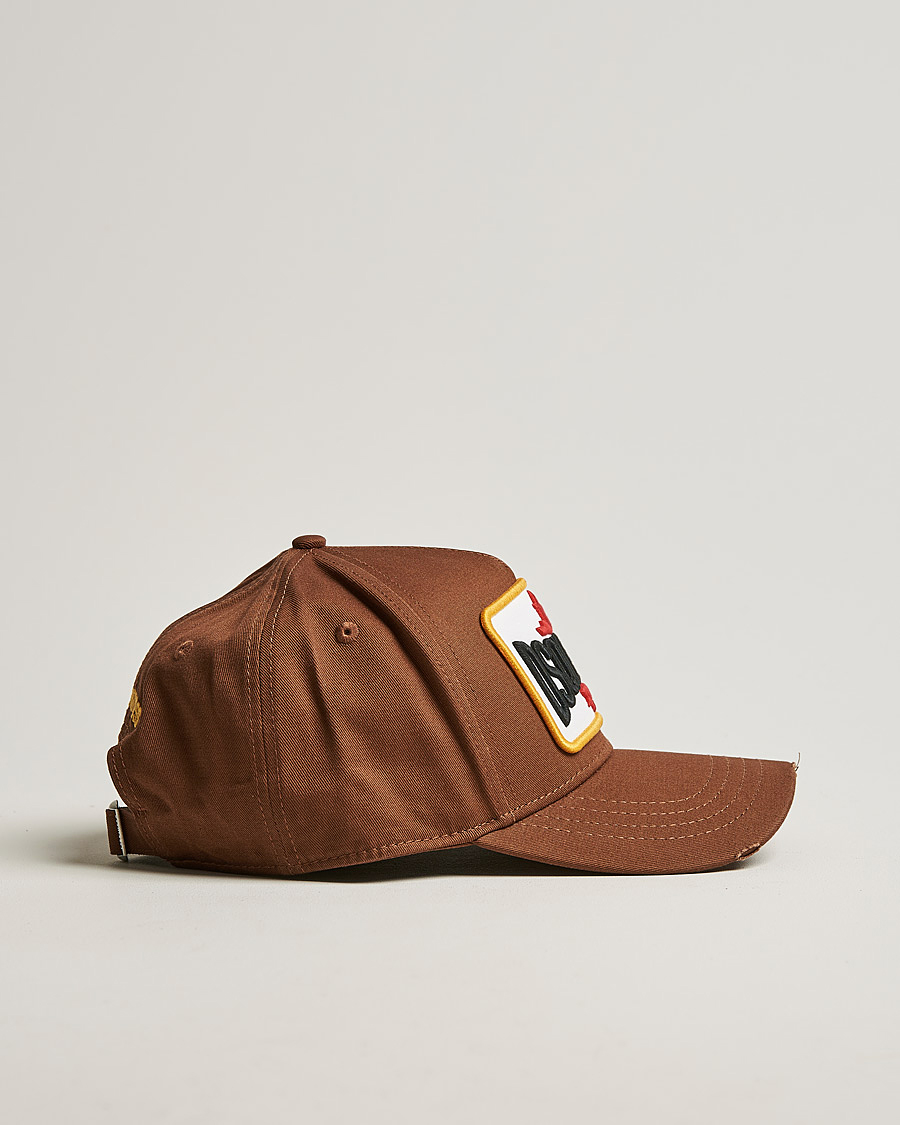 Homme | Dsquared2 D2 Patch Baseball Cap Hazel | Dsquared2 | D2 Patch Baseball Cap Hazel
