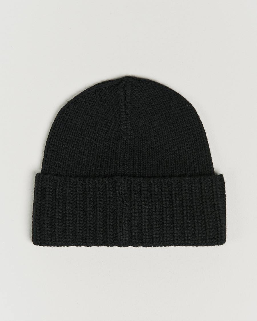 Homme | Dsquared2 Wool Patch Beanie Black | Dsquared2 | Wool Patch Beanie Black