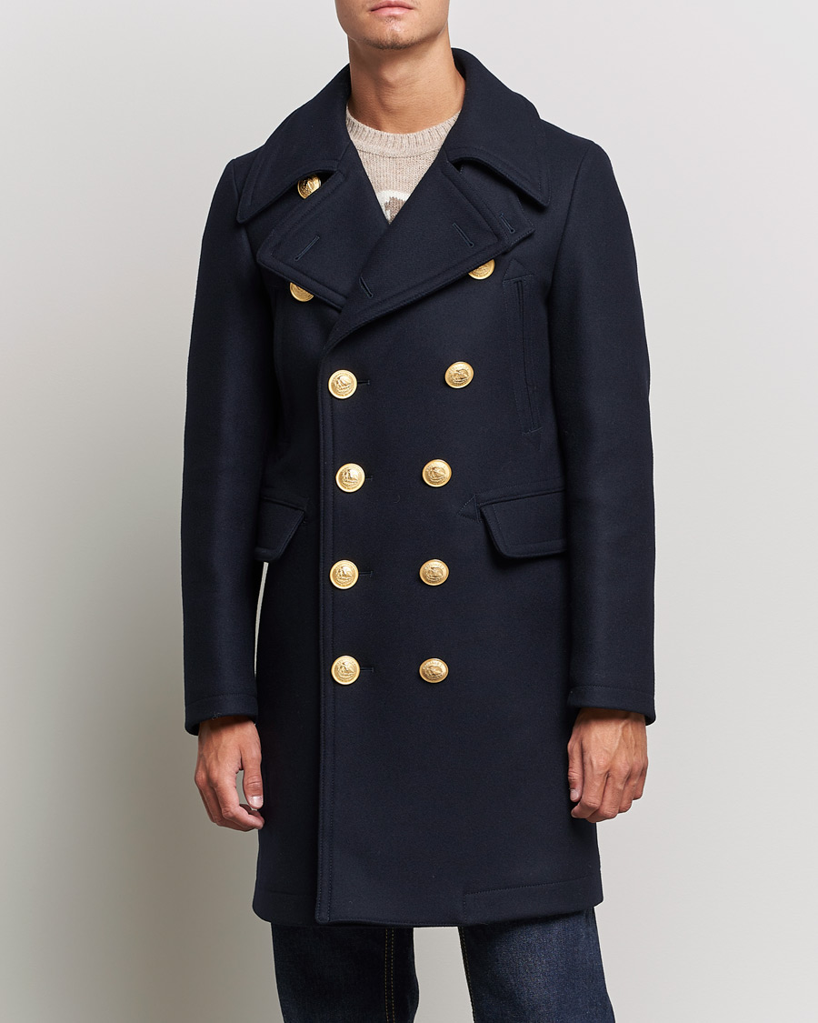 Homme | Manteaux Et Vestes | Dsquared2 | Double Breasted Sailor Coat Navy