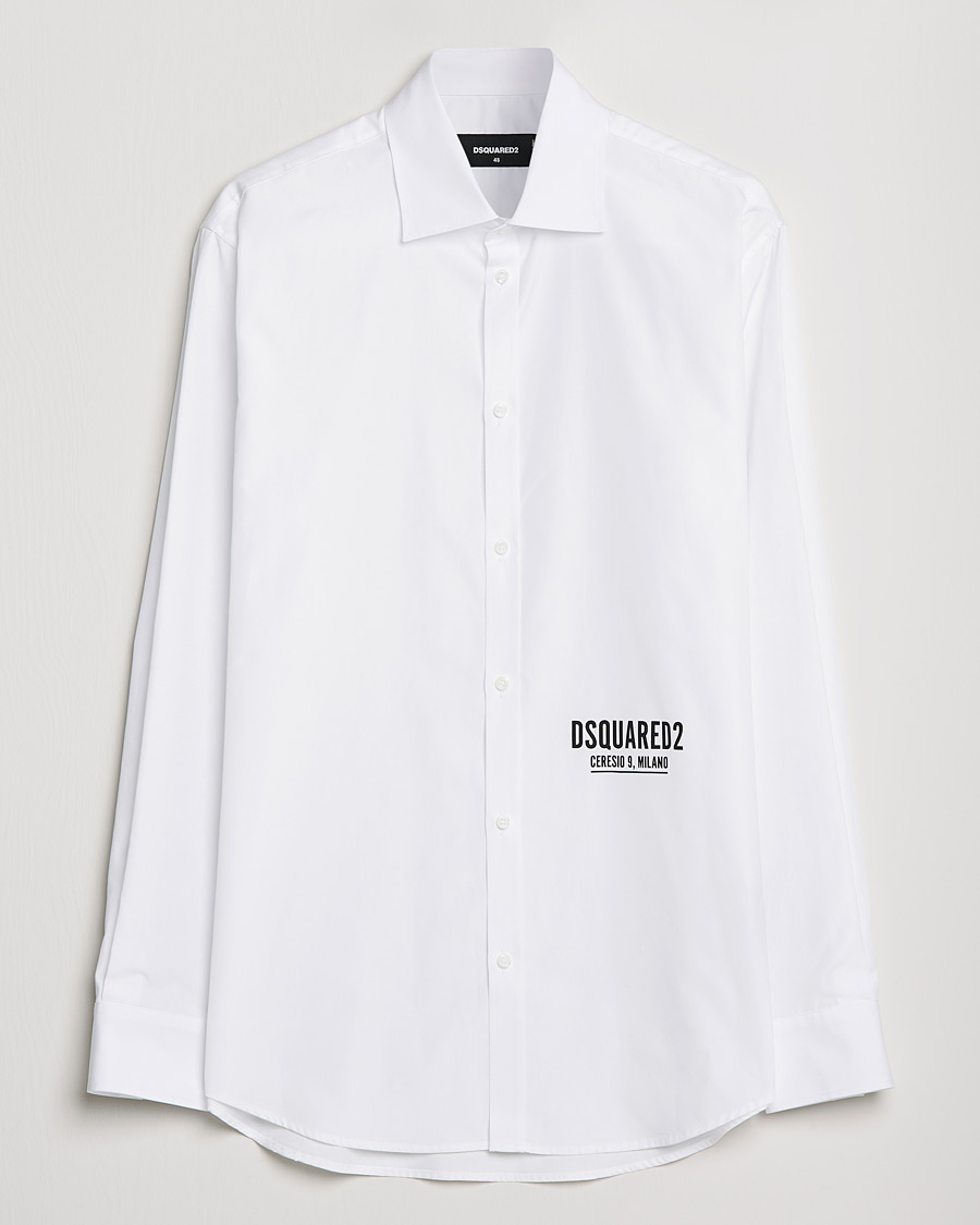 Homme | Chemises | Dsquared2 | Poplin Dress Shirt White