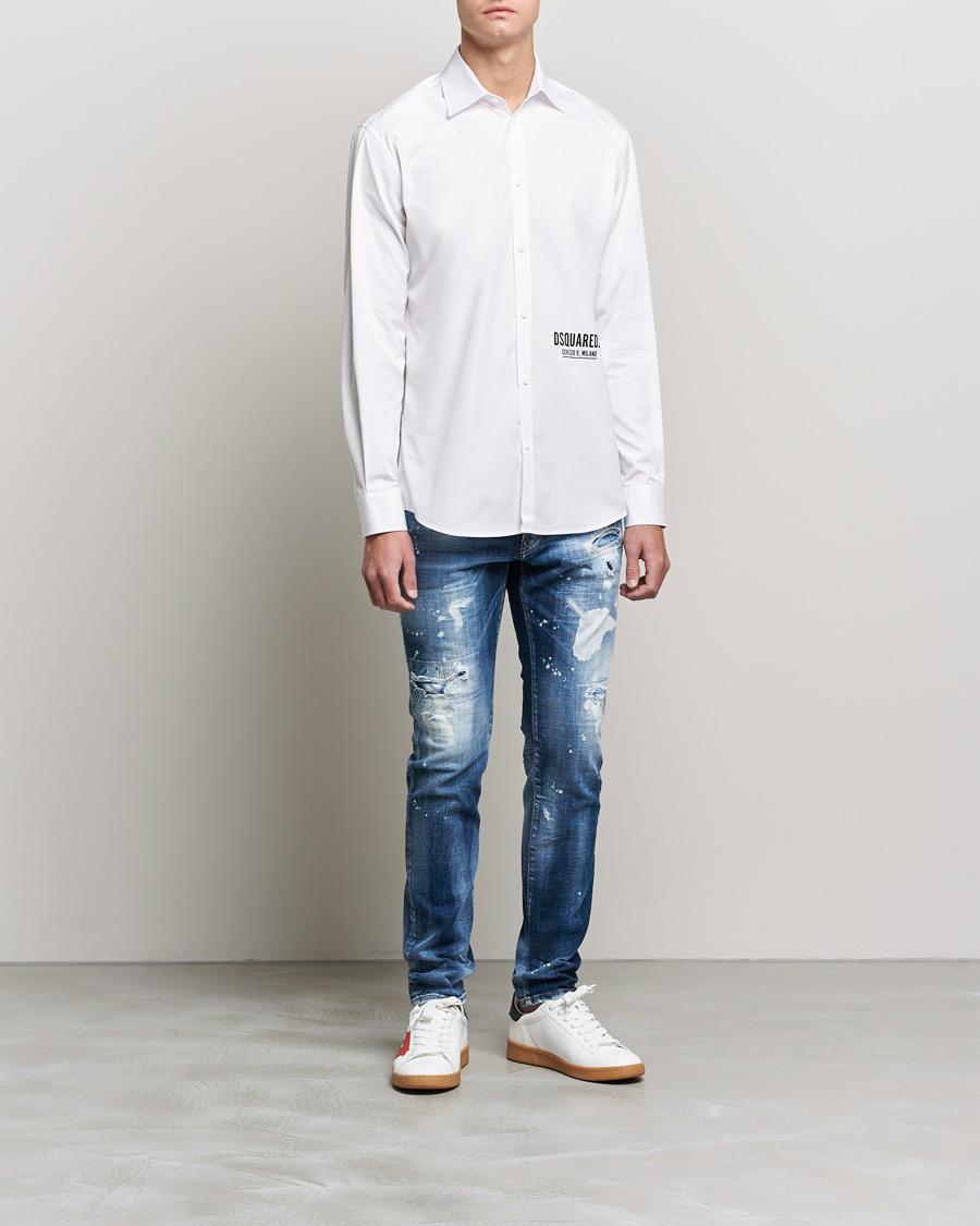 Homme | Chemises | Dsquared2 | Poplin Dress Shirt White