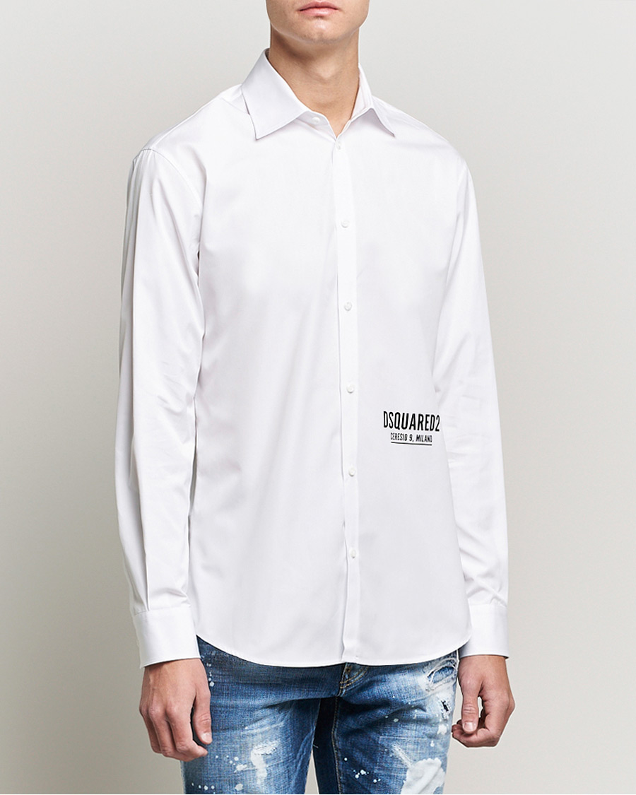 Homme | Chemises | Dsquared2 | Poplin Dress Shirt White