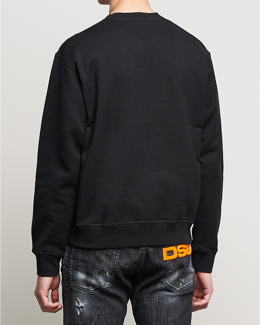Homme | Pulls Et Tricots | Dsquared2 | Icon Tonal Logo Sweatshirt Black