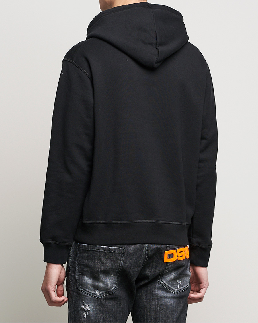 Homme | Pulls Et Tricots | Dsquared2 | Icon small Logo Hoodie Black