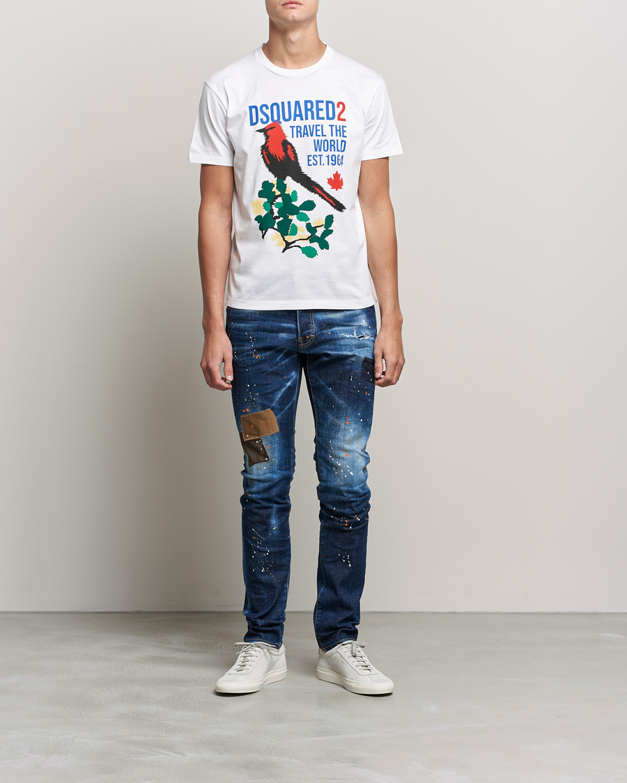 Homme | Jeans | Dsquared2 | Cool Guy Patch Jeans Blue Wash
