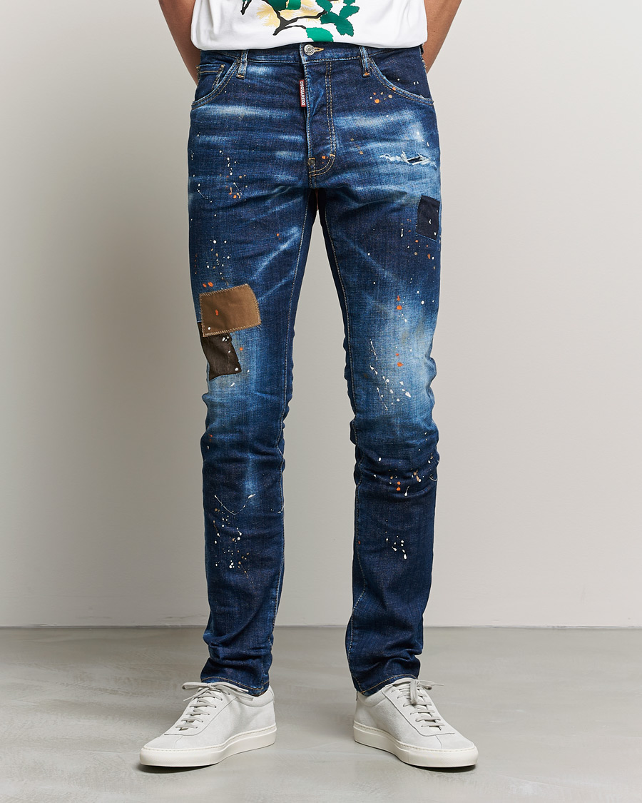 Homme | Jeans | Dsquared2 | Cool Guy Patch Jeans Blue Wash