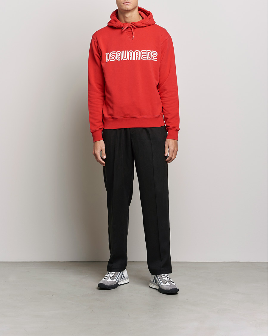 Homme | Pulls Et Tricots | Dsquared2 | Outline Cool Hoodie Oriental Red