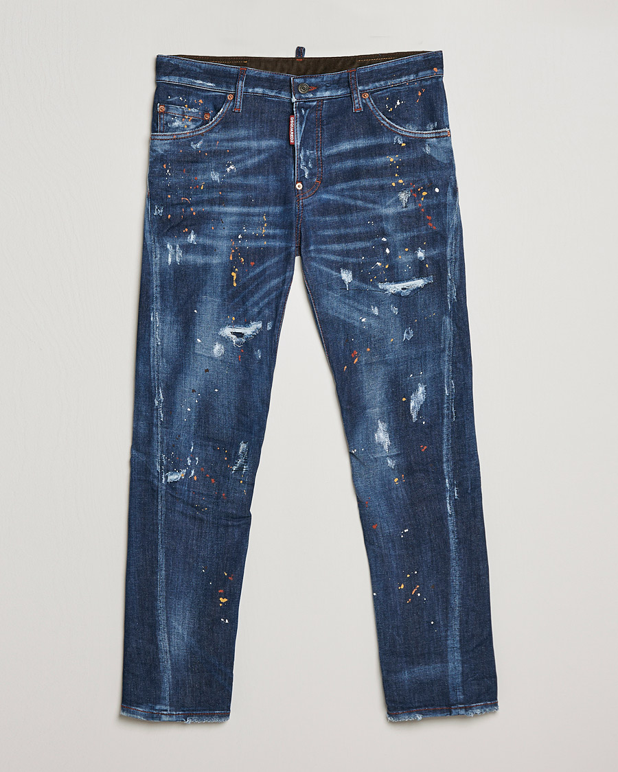 Homme | Jeans | Dsquared2 | Sexy Twist Jeans Deep Blue Wash
