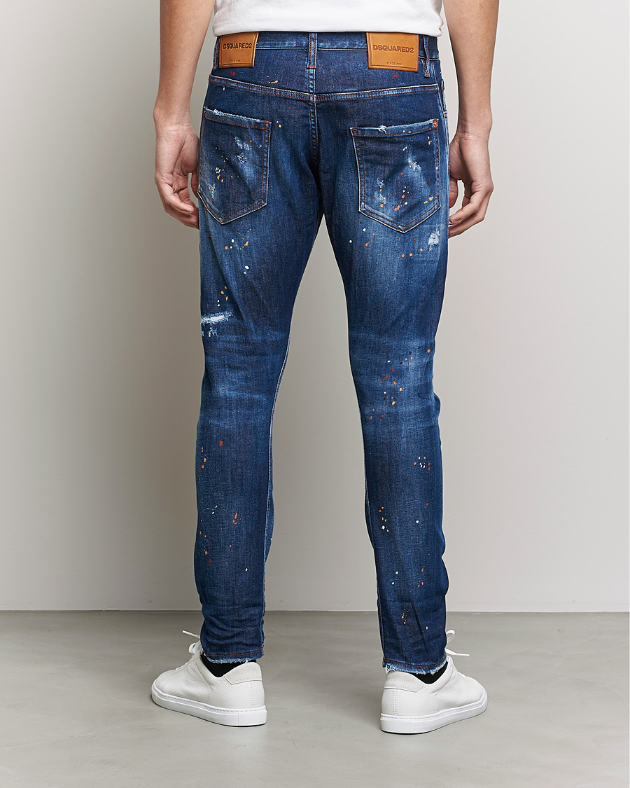 Homme | Jeans | Dsquared2 | Sexy Twist Jeans Deep Blue Wash