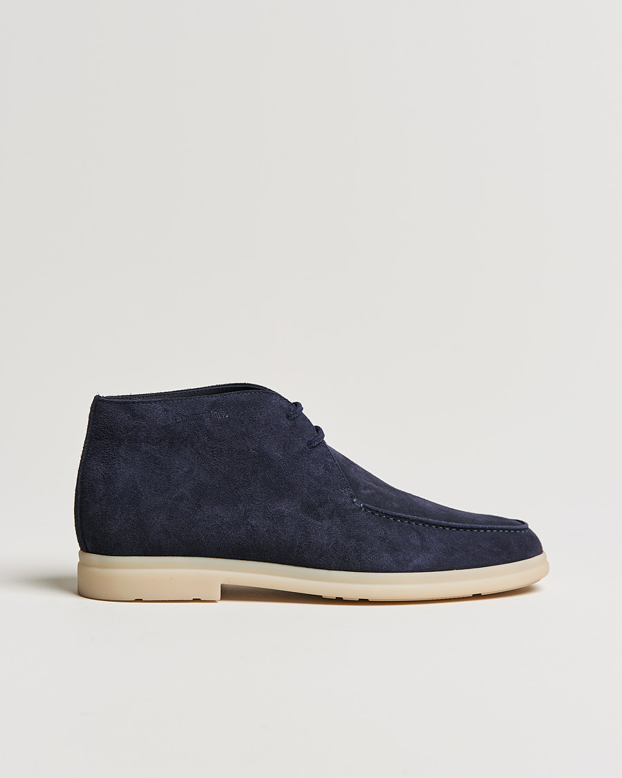 Homme | Church's Cashmere Lined Chukka Boots Navy | Church's | Cashmere Lined Chukka Boots Navy