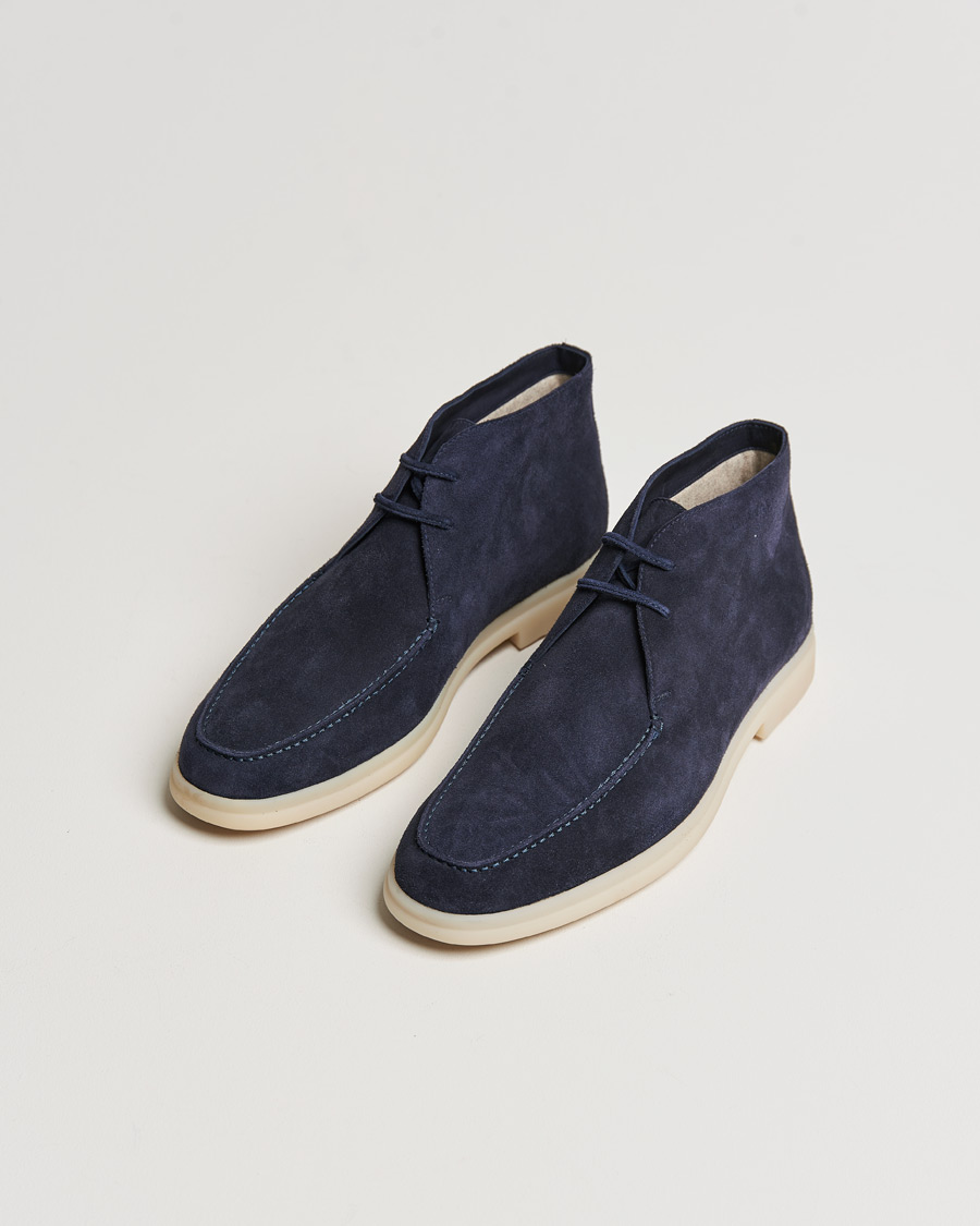 Homme | Church's Cashmere Lined Chukka Boots Navy | Church's | Cashmere Lined Chukka Boots Navy