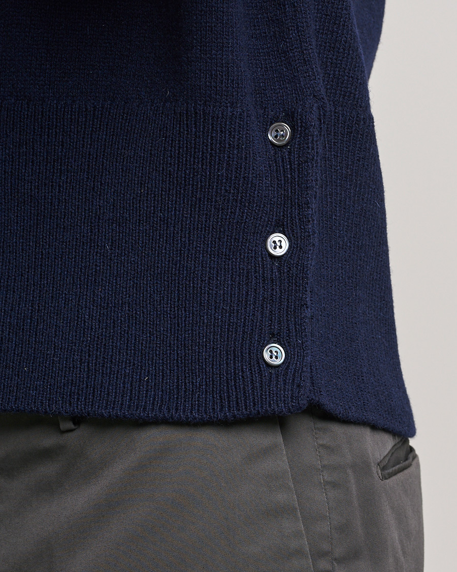 Homme | Pulls Et Tricots | Thom Browne | 4 Bar Shetland Pullover Navy
