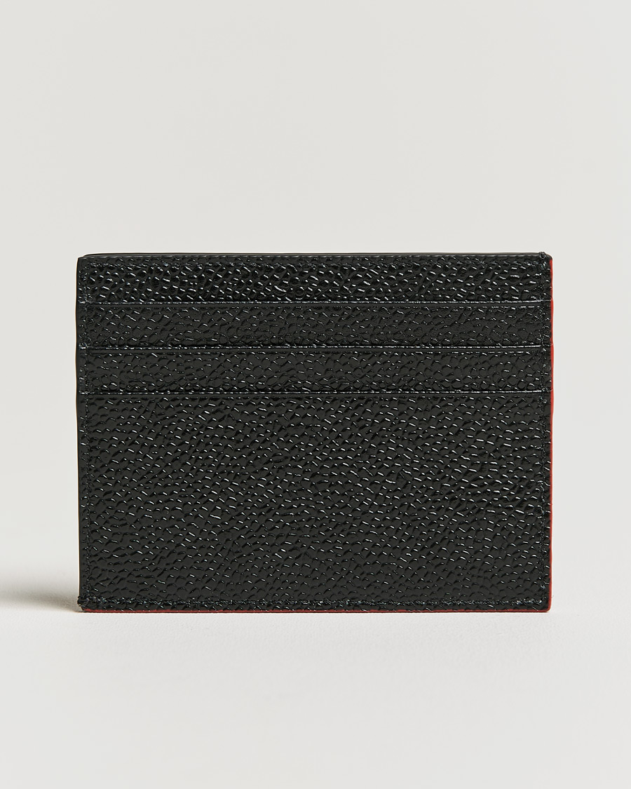 Homme |  | Thom Browne | Double Sided Card Holder Black