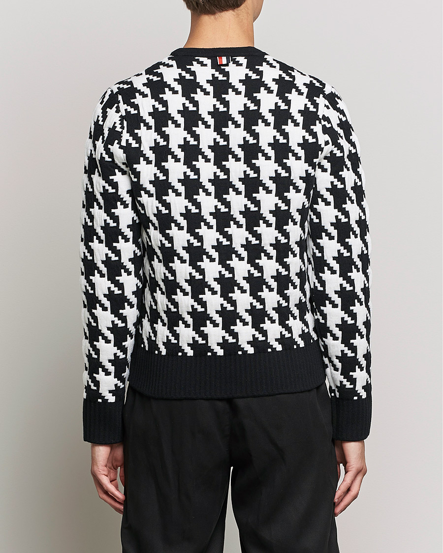 Homme | Pulls Et Tricots | Thom Browne | Houndstooth Jacquard Sweater Black/White