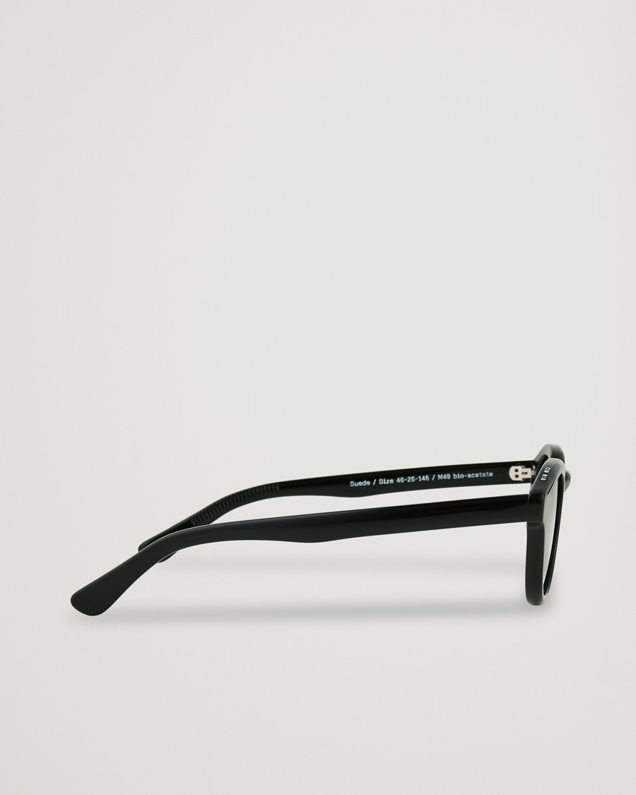 Homme | James Ay Suede Sunglasses Black | James Ay | Suede Sunglasses Black