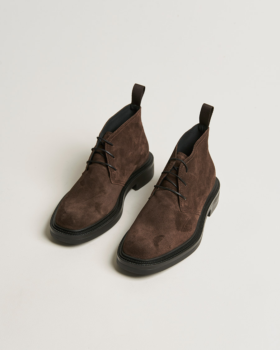 Homme | GANT Fairwyn Suede Chukka Boot Dark Brown | GANT | Fairwyn Suede Chukka Boot Dark Brown