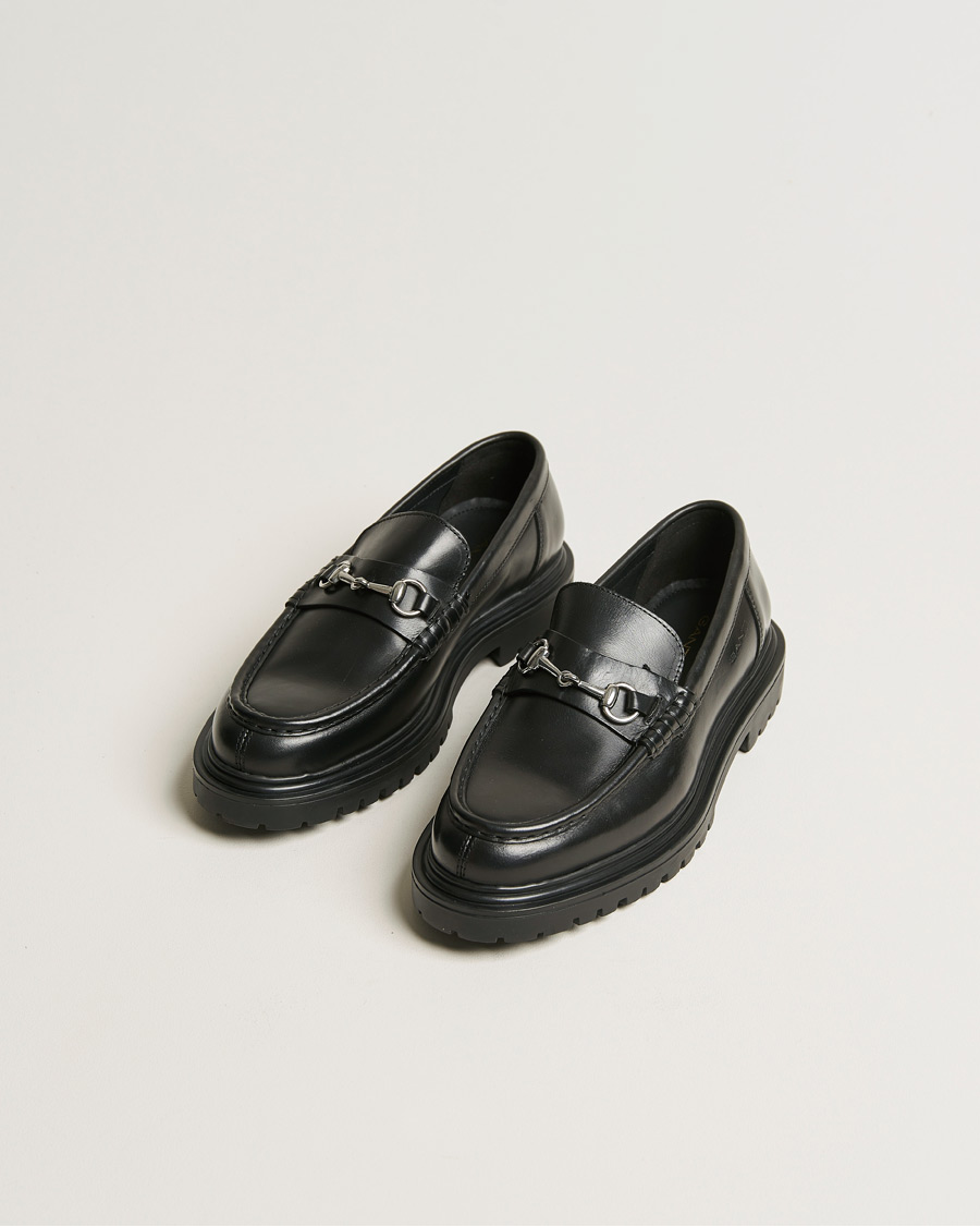 Homme | GANT Jackmote Leather Horsebit Loafer Black | GANT | Jackmote Leather Horsebit Loafer Black