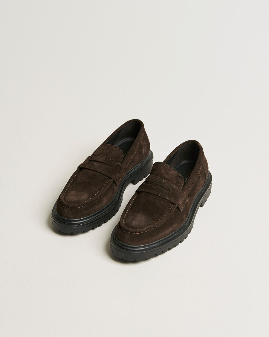 Homme | GANT Jackmote Suede Loafter Dark Brown | GANT | Jackmote Suede Loafter Dark Brown