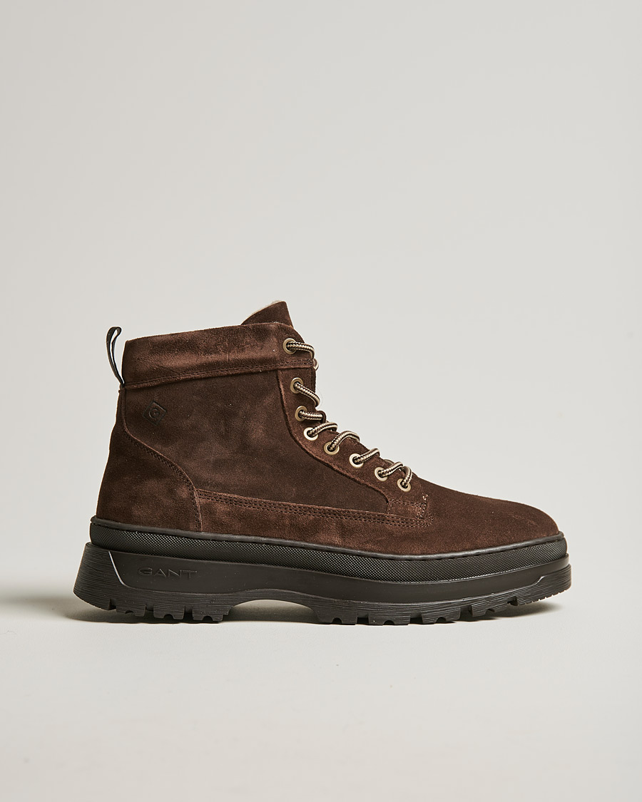 Homme | GANT St Grip Mid Lace Boot Dark Brown | GANT | St Grip Mid Lace Boot Dark Brown