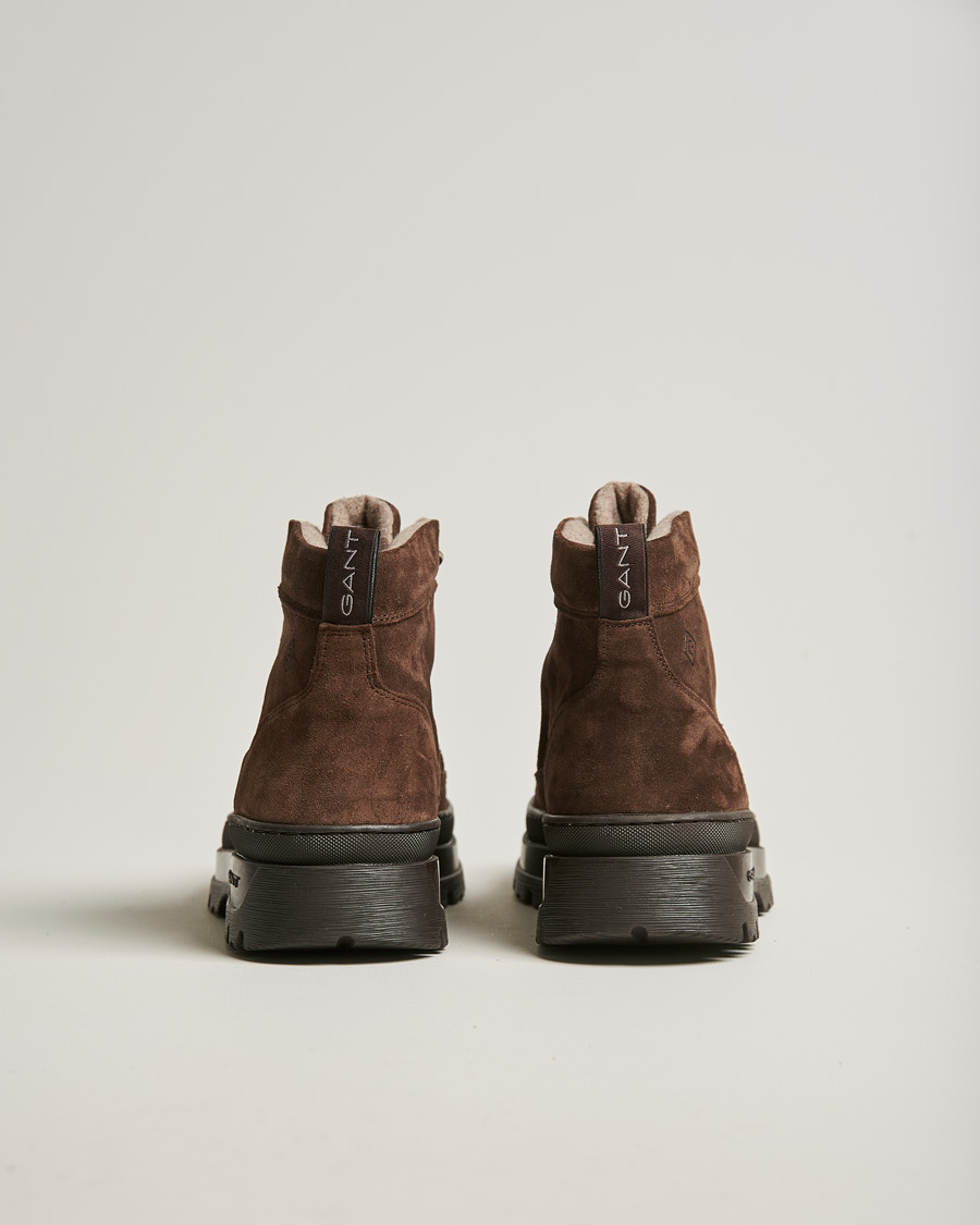 Homme | GANT St Grip Mid Lace Boot Dark Brown | GANT | St Grip Mid Lace Boot Dark Brown