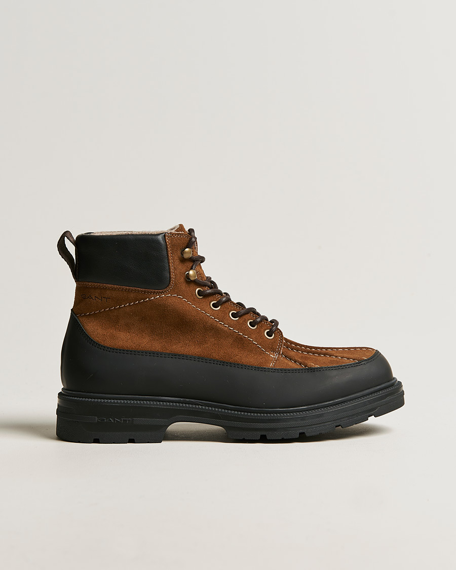 Homme | GANT Gretty Waterproof Mid Lace Boot Tobacco Brown | GANT | Gretty Waterproof Mid Lace Boot Tobacco Brown