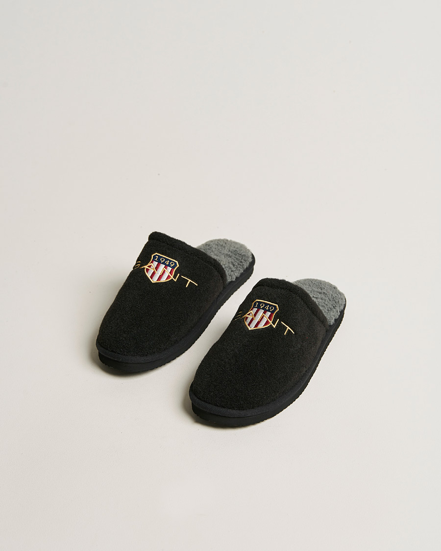 Homme | GANT Tamaware Terry Slippers Black | GANT | Tamaware Terry Slippers Black