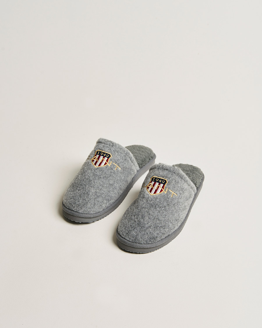 Homme | GANT Tamaware Terry Slippers Grey | Gant | Tamaware Terry Slippers Grey