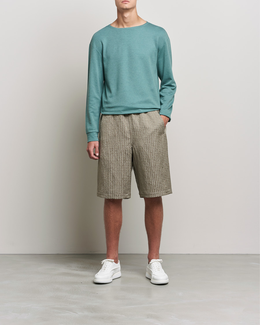 Homme | Pulls Et Tricots | Giorgio Armani | Cashmere/Silk Blend Pullover Acquamarina