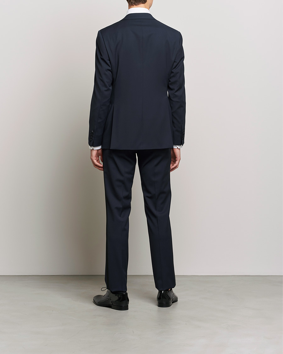 Homme | Costumes | Giorgio Armani | Peak Lapel Smoking Navy