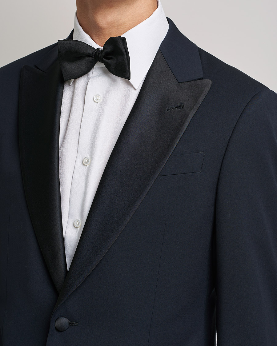 Homme | Costumes | Giorgio Armani | Peak Lapel Smoking Navy